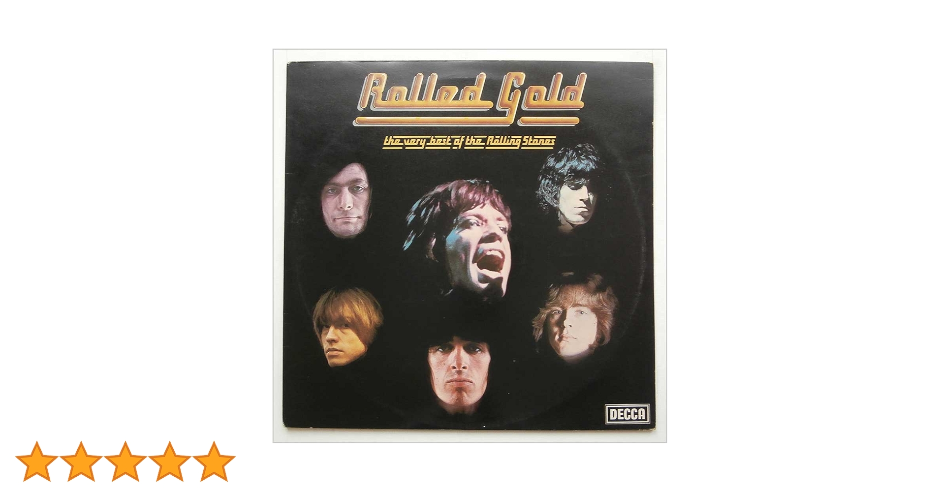 Rolling Stones Rolled Gold 1975 UK 2-LP vinyl set ROST1/2